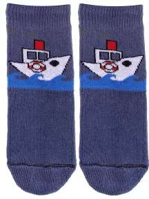 Детские махровые носки Альтаир, С108, ДЖИНСОВЫЕ