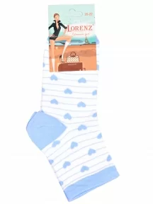 Детские носки LORENZline, П2, БЕЛО-ГОЛУБЫЕ