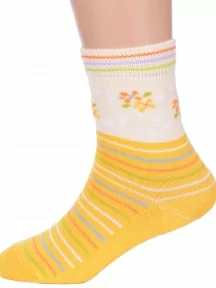 Детские носки Conte kids, 7С-54СП, рис. 253, ЖЕЛТЫЕ