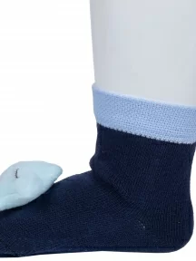 Детские носки с игрушкой "Борисоглебский трикотаж", 8С20, ТЕМНО-СИНИЕ
