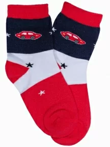 Детские носки RuSocks (Орудьевский трикотаж), Д-86, рис. 09, КРАСНЫЕ