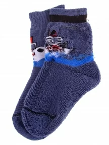 Детские махровые носки Альтаир, С108, ДЖИНСОВЫЕ