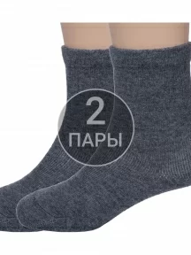 Комплект из 2 пар детских носков Akos ТЕМНО-СЕРЫЕ МЕЛАНЖ (2-ВК41000 000)
