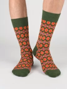 Мужские носки "Нева-Сокс", МАG-НМ24, ТЕМНО-ЗЕЛЕНЫЕ