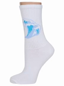 Женские носки "Челны Текстиль", L34ж, "Волна"