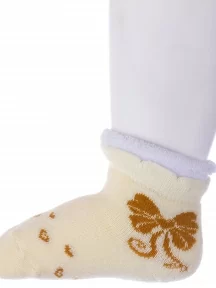 Детские махровые носки "Красная ветка", Д-650, БЕЖЕВЫЕ