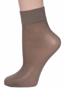 Комплект из 2 пар женских носков Conte, 8С-7СП/Tension 40Н, Shade, серо-коричневые