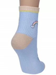 Детские носки "Борисоглебский трикотаж", 8С231, ГОЛУБЫЕ