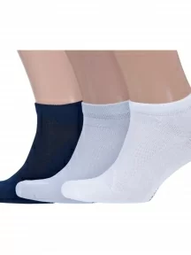 Комплект из 3 пар бамбуковых носков Grinston socks (PINGONS), 3-15D33, микс 2