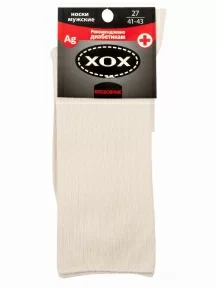 Мужские носки без резинки ХОХ, X-201, БЕЖЕВЫЕ