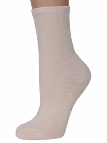 Женские бамбуковые носки с махровым следом ХОХ, Z-1423, БЕЖЕВЫЕ