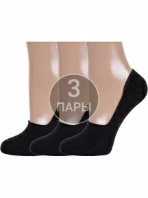 Комплект из 3 пар женских носков Conte, 3-16С-12СП, рис. 000, ЧЕРНЫЕ