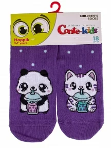 Детские носки Conte kids, 17С-10СП, рис. 942, ФИОЛЕТОВЫЕ