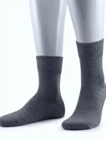 Мужские бамбуковые носки Grinston socks (PINGONS), 15D1, СЕРЫЕ
