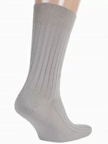Мужские носки из 100% хлопка RuSocks (Орудьевский трикотаж), М3-11001, рис. 01, ТЕМНО-БЕЖЕВЫЕ