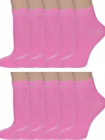 Комплект из 10 пар детских носков ХОХ, 10-d-1229, РОЗОВЫЕ