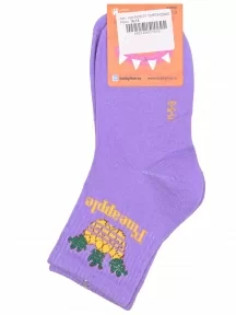 Детские спортивные носки Hobby Line, Ндх3592-07, СИРЕНЕВЫЕ