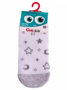 Детские махровые носки Conte kids, 21С-13/1СП, рис. 602, СВЕТЛО-СЕРЫЕ