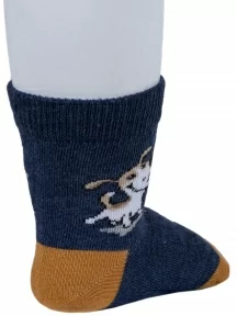 Комплект из 3 пар детских носков Гамма, 3-С1567, ТЕМНО-СИНИЕ МЕЛАНЖ