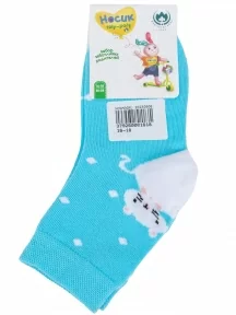 Детские носки "Борисоглебский трикотаж", 8С988, БИРЮЗОВЫЕ