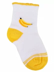 Детские носки RuSocks (Орудьевский трикотаж), Д-90, рис. 04, БЕЛЫЕ