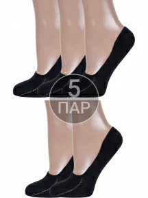 Комплект из 5 пар женских подследников Брестские (БЧК), 5-18С1319, рис. 000, ЧЕРНЫЕ