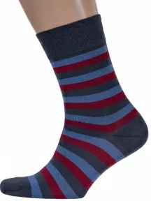 Мужские носки Брестские (БЧК), 14С2122, рис. 014, СЕРО-БОРДОВЫЕ