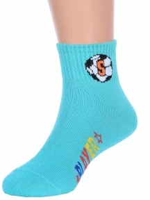 Детские спортивные носки Hobby Line, Ндх4520-05, БИРЮЗОВЫЕ