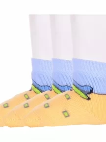 Комплект из 3 пар детских махровых носков Брестские (БЧК), 3-14С3060, рис. 820, ЖЕЛТЫЕ
