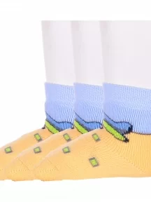 Комплект из 3 пар детских махровых носков Брестские (БЧК), 3-14С3060, рис. 820, ЖЕЛТЫЕ