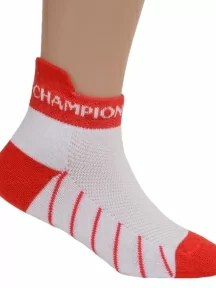 Детские носки "Красная ветка", С-555, БЕЛО-КРАСНЫЕ