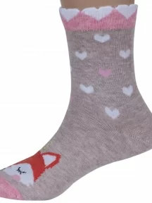 Детские носки RuSocks (Орудьевский трикотаж), Д3-13158, рис. 05, БЕЖЕВЫЕ