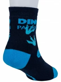 Комплект из 3 пар детских махровых носков Гамма, 3-С509, рис. 2, ТЕМНО-СИНИЕ