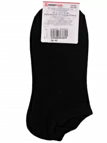 Женские носки Hobby Line, Нжу522-1, ЧЕРНЫЕ