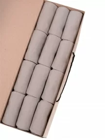 Набор из 60 пар мужских носков "Бизнес" (RuSocks / Орудьевский трикотаж), РуС-60, темно-бежевые