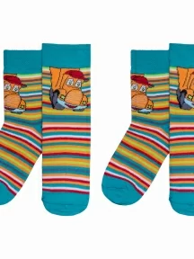 Комплект из 2 пар детских носков Брестские (БЧК), 2-14С3081, рис. 449, ИЗУМРУД