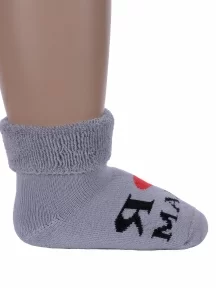 Детские махровые носки RuSocks (Орудьевский трикотаж), Д-111-01, СВЕТЛО-СЕРЫЕ