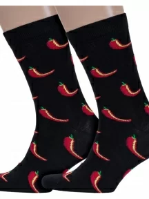 Комплект из 2 пар носков ХОХ FANTASY, 2-XF, XF-7, ЧЕРНЫЕ