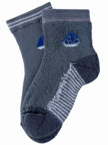 Детские махровые носки LORENZline, Л82, СЕРЫЕ
