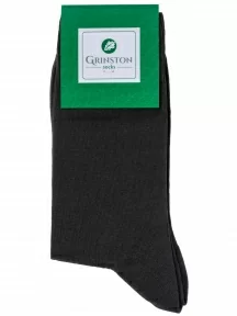 Мужские носки из мерсеризованного хлопка Grinston socks (PINGONS), 15D3, КОРИЧНЕВЫЕ