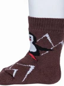 Детские махровые носки Альтаир, С129, КОРИЧНЕВЫЕ
