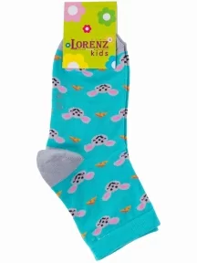 Детские носки LORENZline, Л104, БИРЮЗОВЫЕ