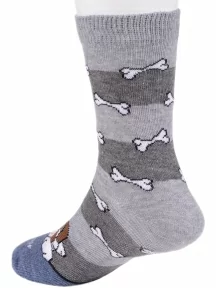 Детские носки RuSocks (Орудьевский трикотаж), Д-53, рис. 02, СЕРЫЕ