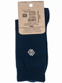 Мужские носки "Носкофф" (АЛСУ), НМ55, рис. 3067, ТЕМНО-СИНИЕ
