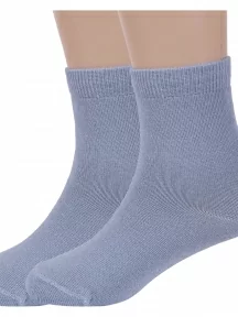 Комплект из 2 пар детских носков ХОХ, 2-d-1227, СВЕТЛО-СЕРЫЕ