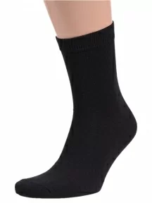 Мужские хлопковых носки "Челны Текстиль", TL52, ЧЕРНЫЕ