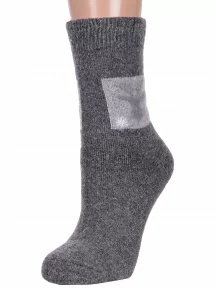 Женские теплые махровые носки Hobby Line, Нжамв6008-9, СЕРЫЕ