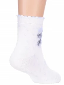 Детские махровые носки LORENZline, Л62, БЕЛЫЕ