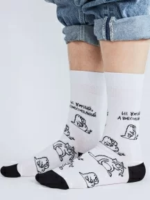 Носки unisex St. Friday Socks, 23222-1165-02-19, "Гений маркетинга"