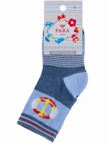 Детские носки PARA socks, N1D26, ГОЛУБЫЕ